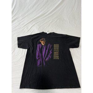 Vintage 90’s Rod Stewart Concert Tour T Shirt  adult Xl 5d